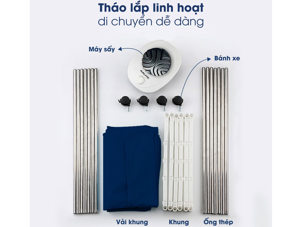Tủ sấy quần áo Kalite KL6880