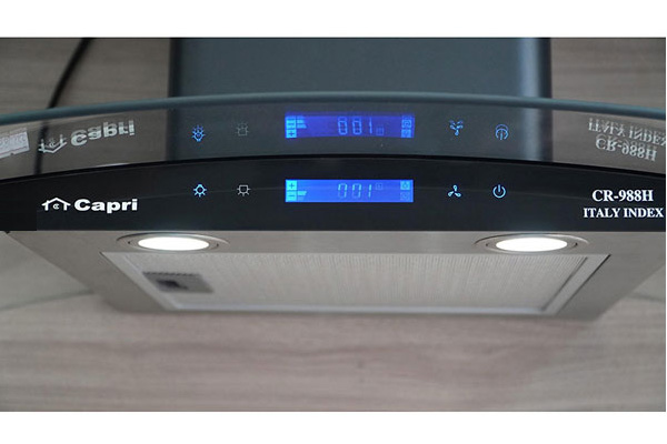Máy hút mùi hiện đại Capri CR-988H