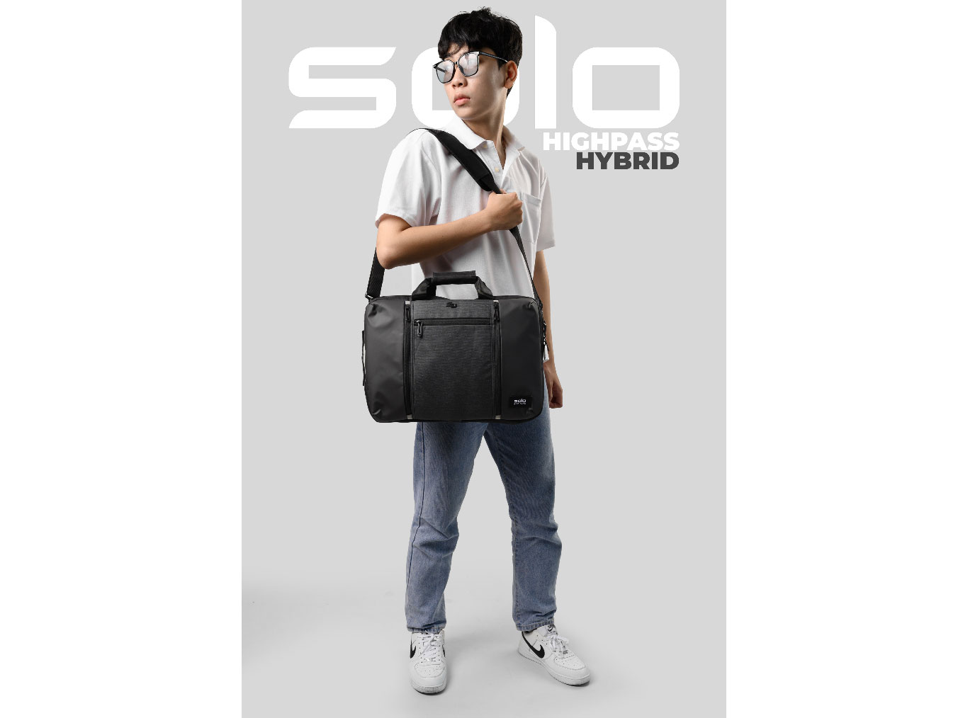 Balo Solo Highpass Hybrid GRV702-4 (15.6 inch, đen)