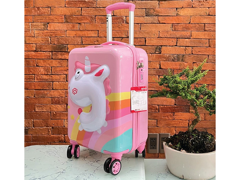 Vali kéo trẻ em BeddyBear Kỳ Lân Pony hồng (17 inch)