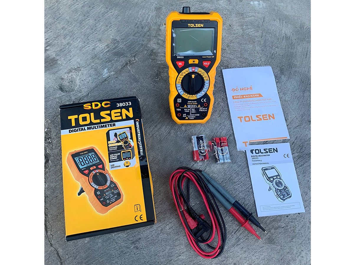 Đồng hồ vạn năng điện tử Tolsen 38033
