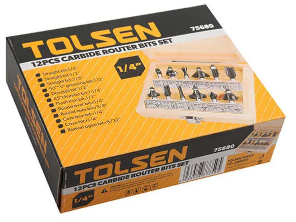 Bộ mũi đánh phay Router Tolsen 75680