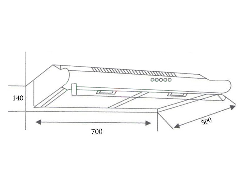 Máy hút khử mùi Capri CR 270I