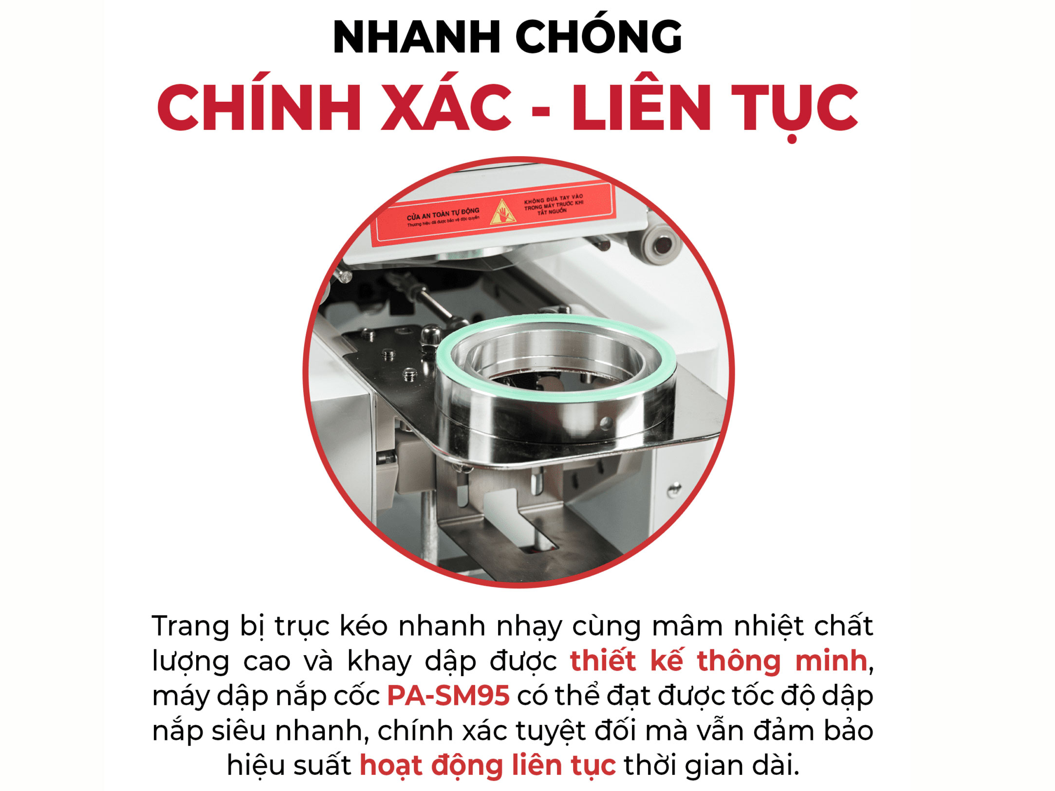Máy dập nắp cốc Promax SM95