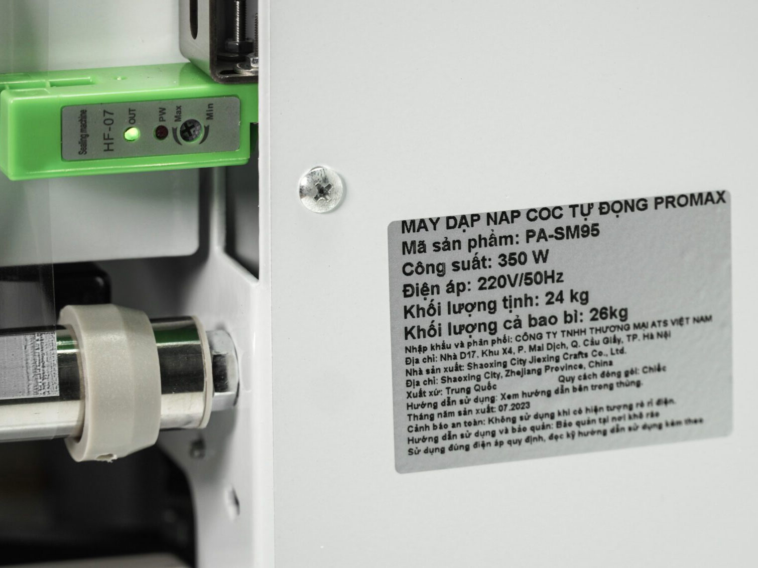 Máy dập nắp cốc Promax SM95