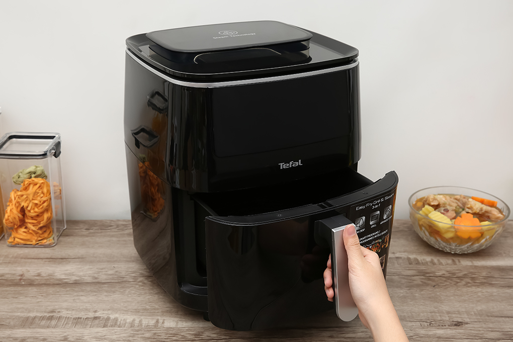 Nồi chiên không dầu Tefal 3 trong 1 Easy fry Steam & Grill FW201815