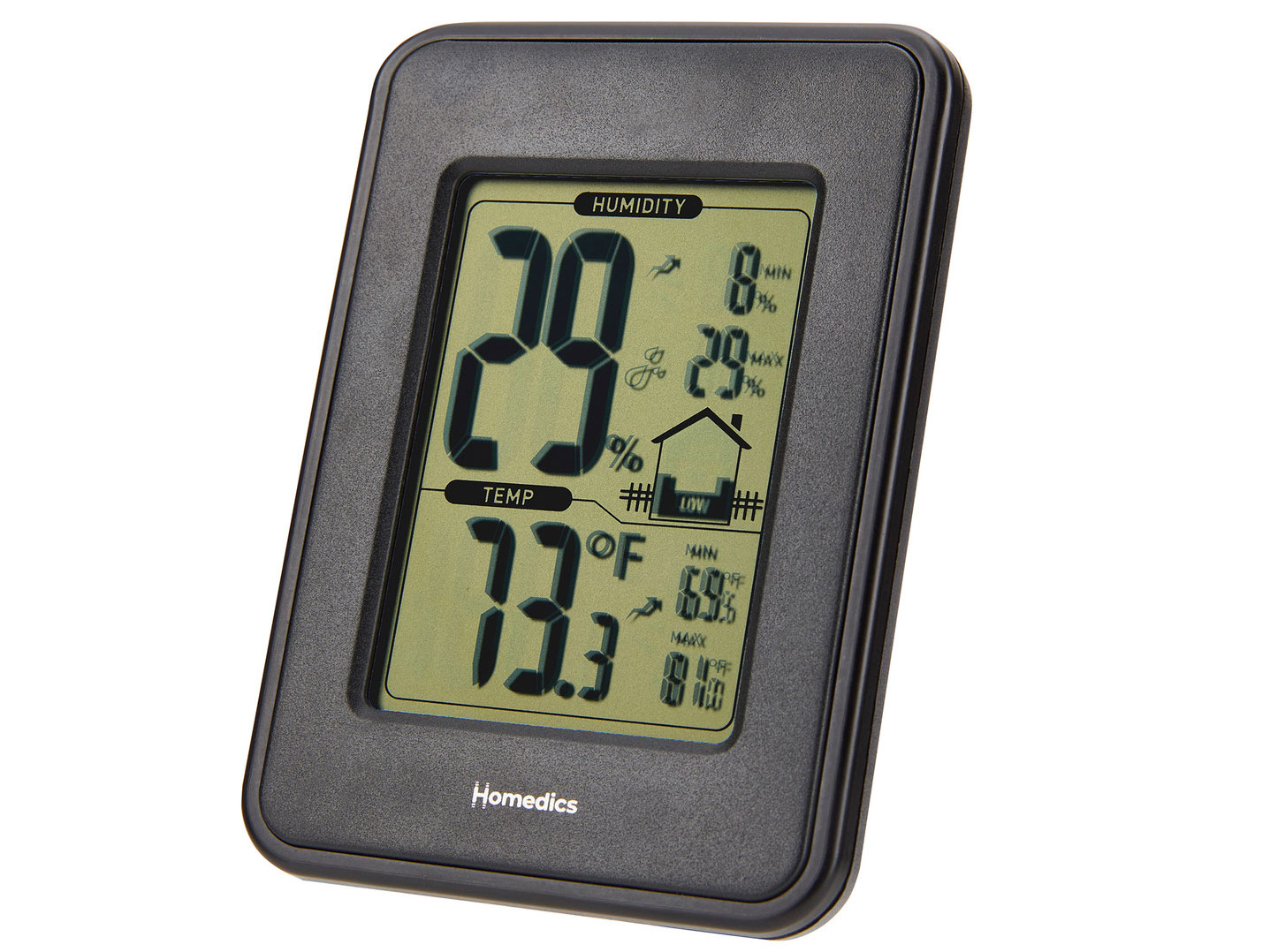 Nhiệt ẩm kế điện tử trong nhà Homedics UHE-HM100