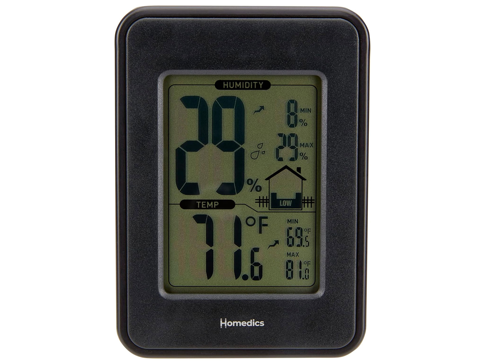 Nhiệt ẩm kế điện tử trong nhà Homedics UHE-HM100