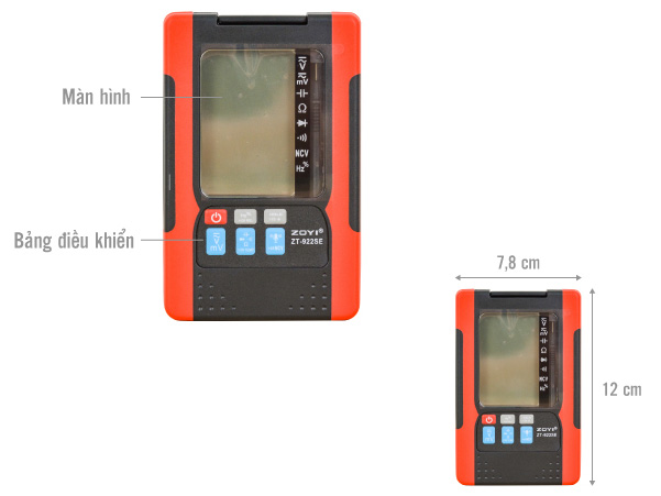 Đồng hồ vạn năng Zotek ZT-922SE
