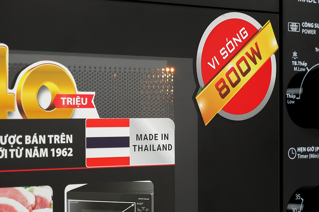 Lò vi sóng Sharp R-211TV-BK 21 lít