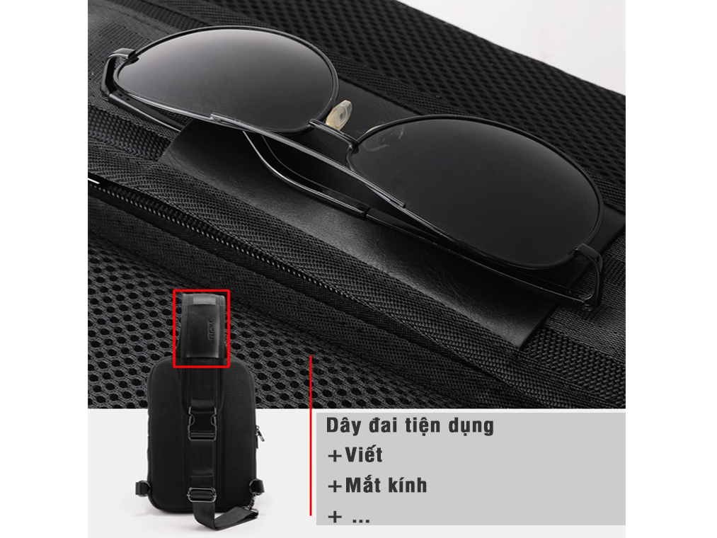 Balo đeo chéo một quai Reeyee RY217B