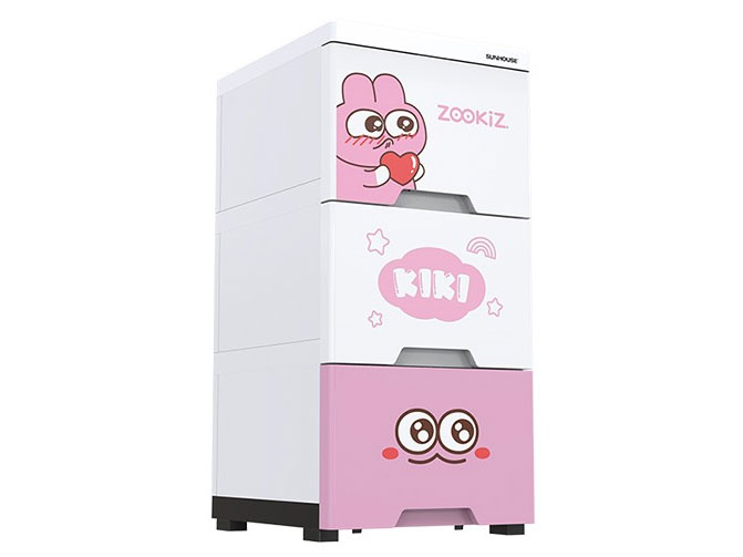 Tủ nhựa 3 ngăn Happy Baby Sunhouse KS-CA343G3