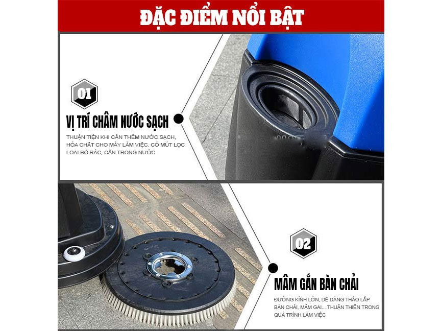 Máy chà sàn liên hợp Kumisai KMS-70C
