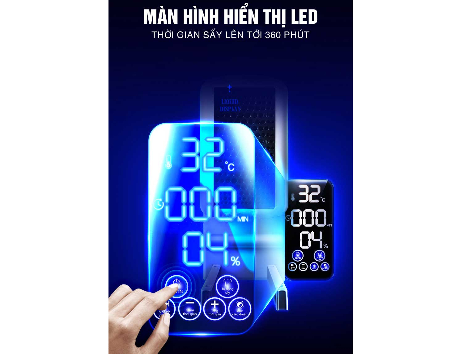 Tủ sấy quần áo Sowun SW 869 (1.600W)