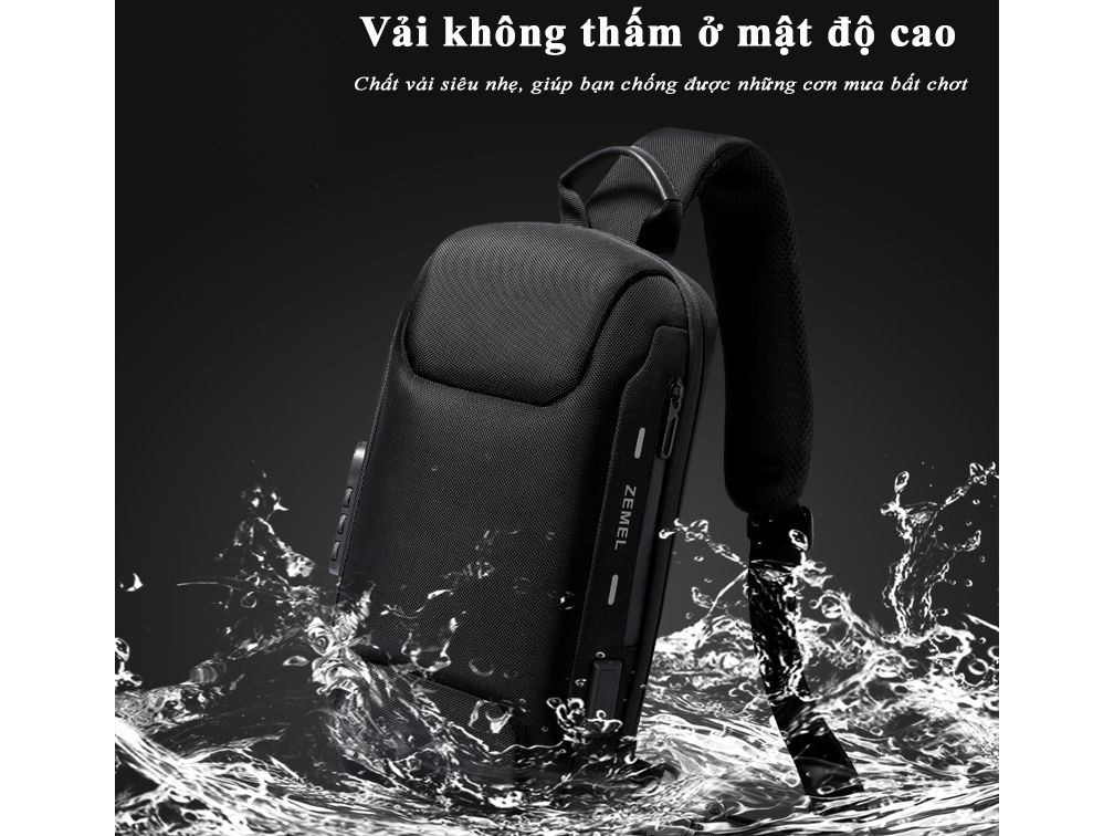 Balo một quai khóa số thông minh Reeyee RY208B