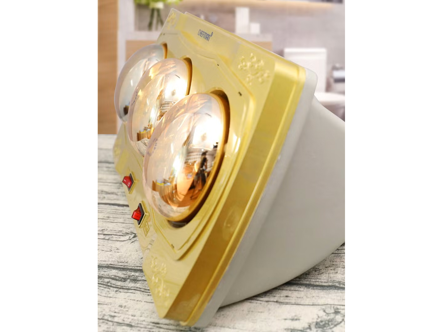 Đèn sưởi nhà tắm 3 bóng Chefman CM-663B