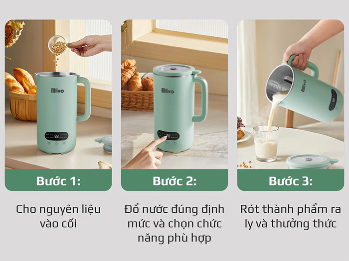 Máy xay nấu đa năng Olivo CB1000