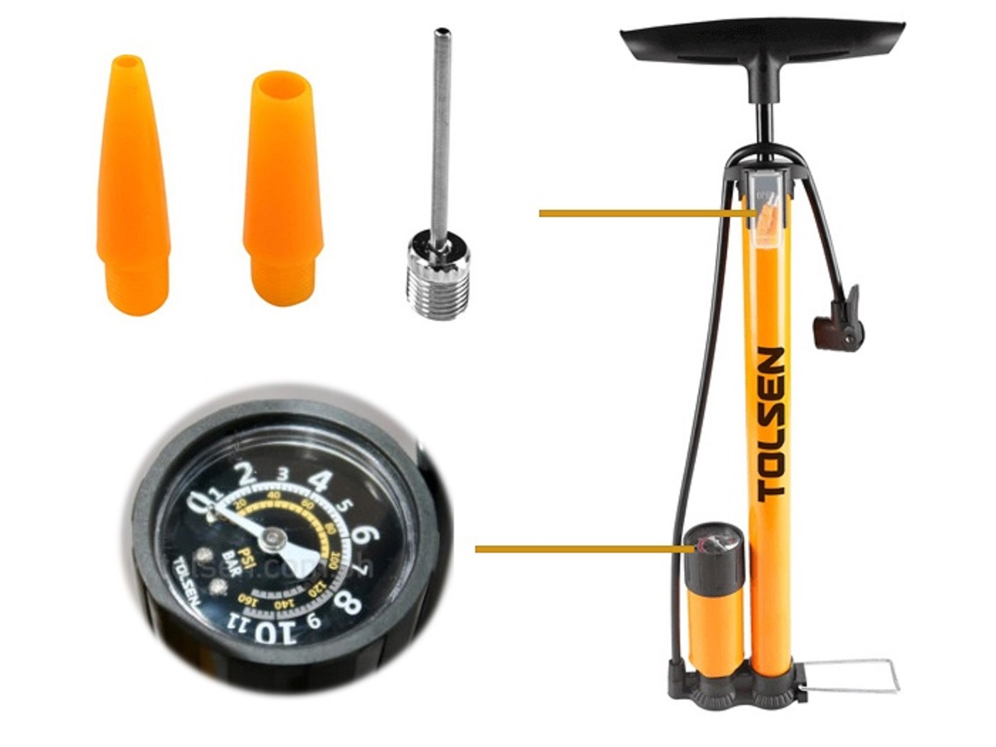 Ống bơm tay Tolsen 65505 (38mm x 610mm)