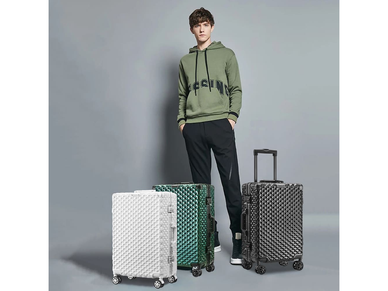 Vali khung nhôm cao cấp TRIP A98 size 24 inch