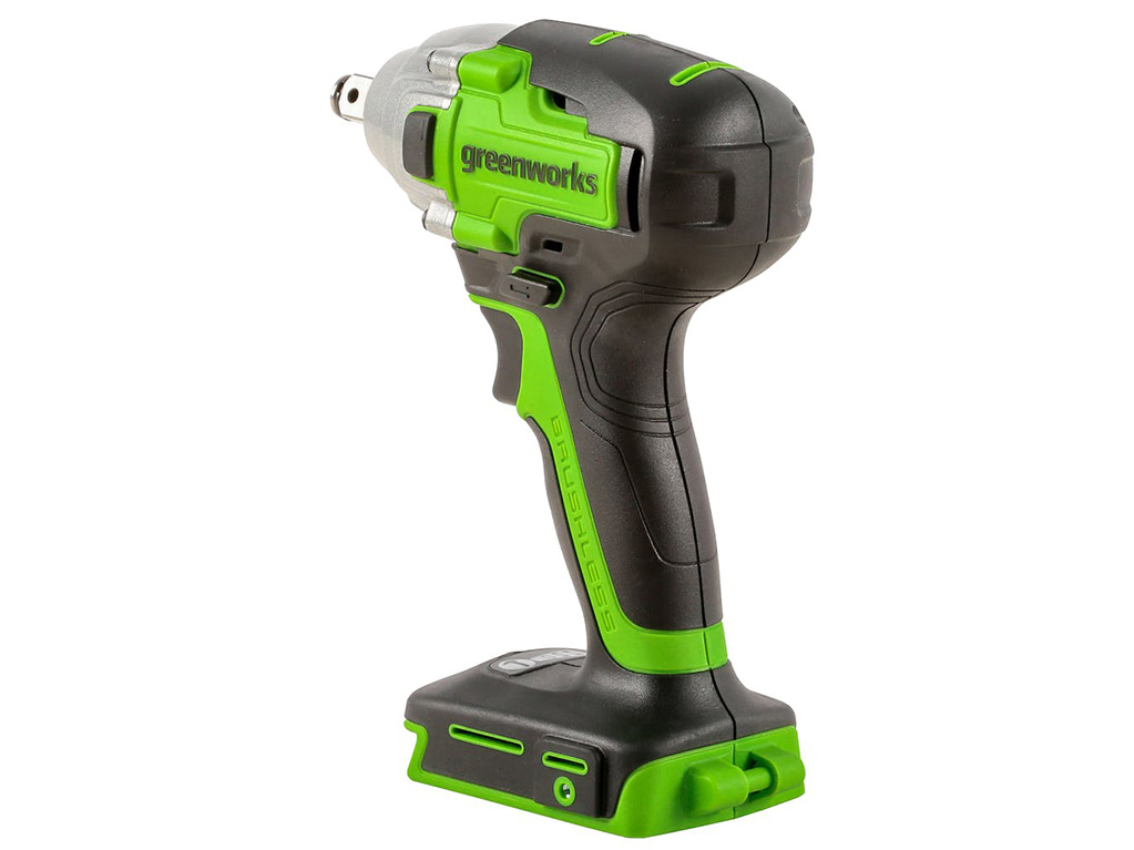 Máy siết bu lông 1/2 inch dùng pin Greenworks 24V GD24IW400 (Chưa pin, sạc)