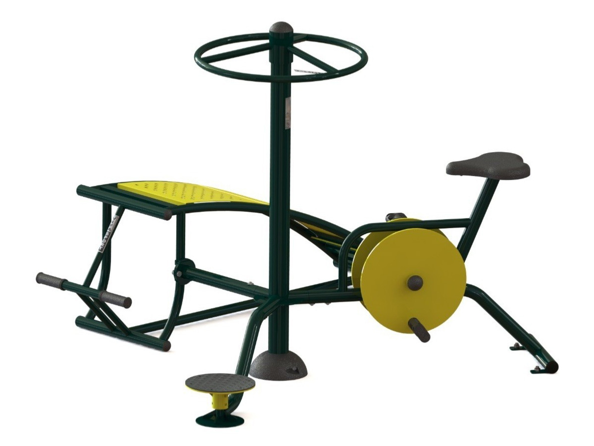 Cụm lưng bụng, xoay eo, xe đạp 723335