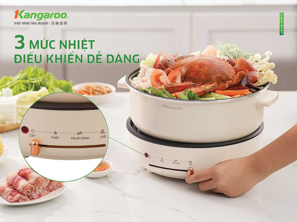 Nồi lẩu điện Kangaroo KG50EH1