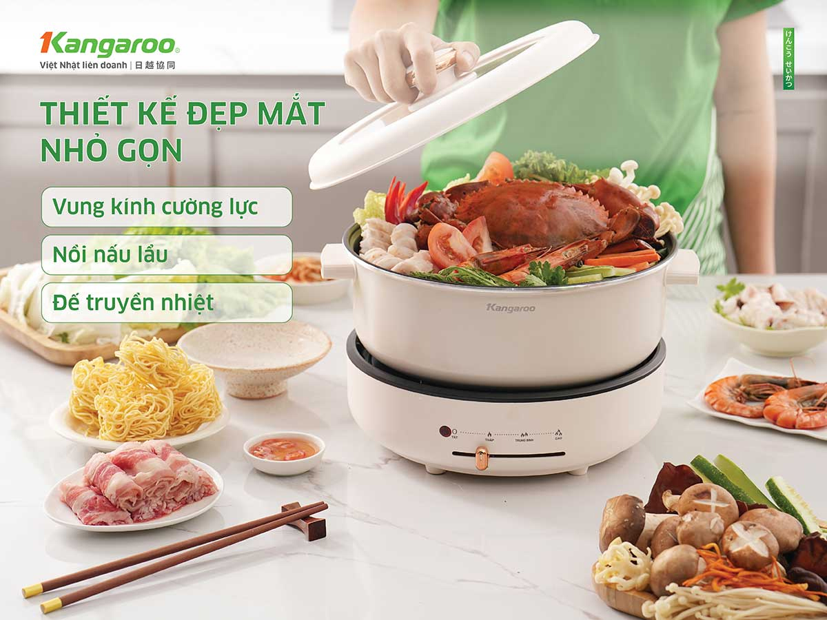Nồi lẩu điện Kangaroo KG50EH1