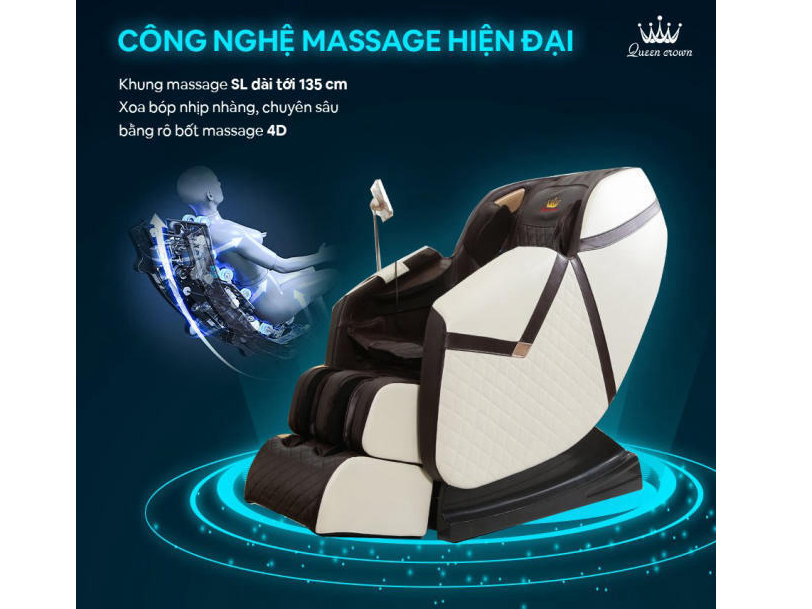 Ghế massage Queen Crown QC LX3 Plus