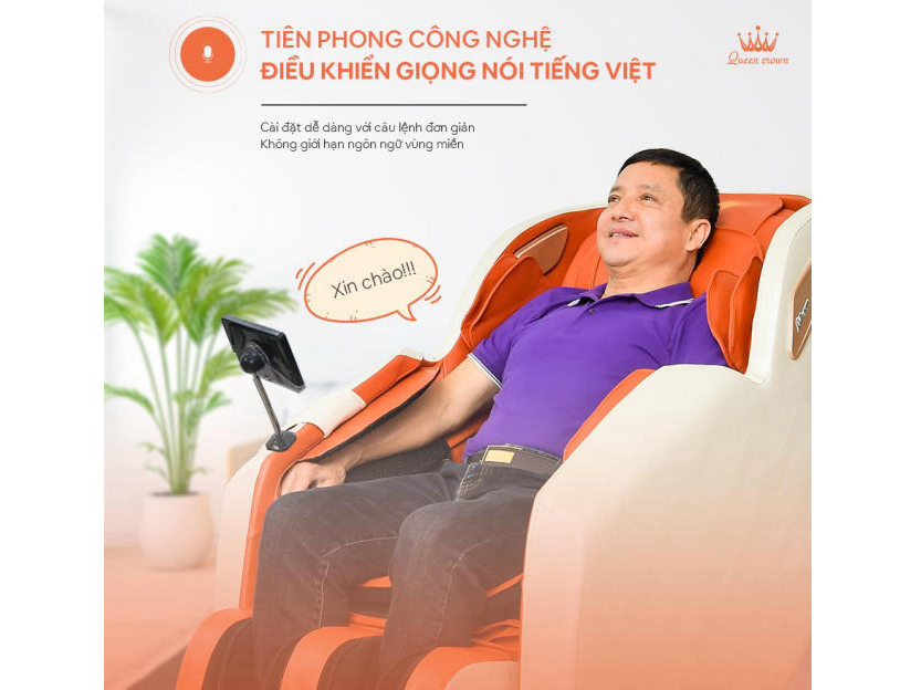 Ghế massage Queen Crown QC LX3 Plus