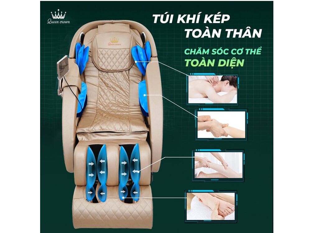 Ghế massage Queen Crown QC SL666