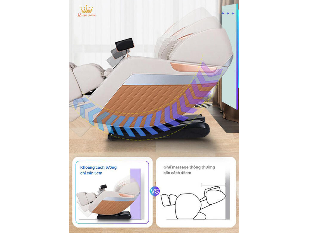 Ghế massage Queen Crown Fantasy M8