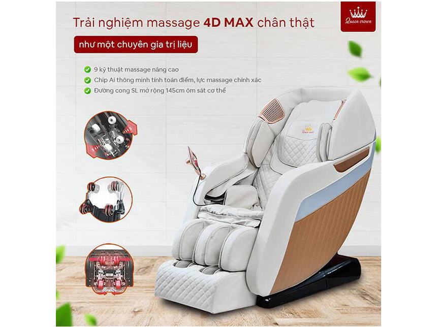 Ghế massage Queen Crown Fantasy M8