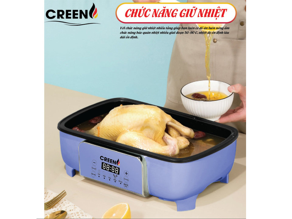Nồi hấp đa năng Creen CR-135 Plus