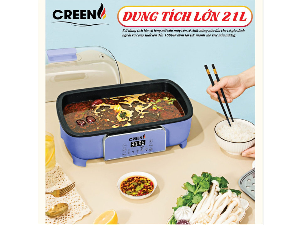 Nồi hấp đa năng Creen CR-135 Plus