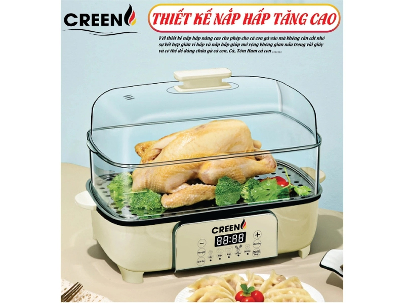 Nồi hấp đa năng Creen CR-135 Plus