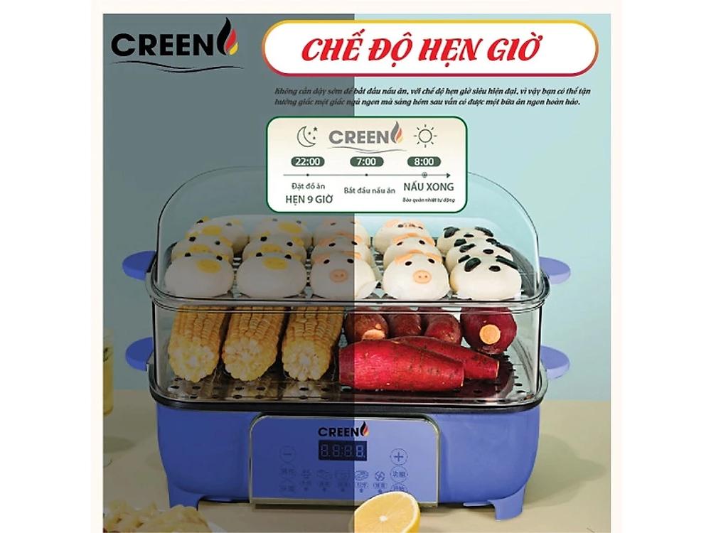 Nồi hấp đa năng Creen CR-135 Plus