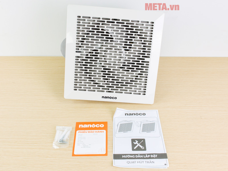 Quạt hút âm trần có ống dẫn Nanoco NCV2020-C