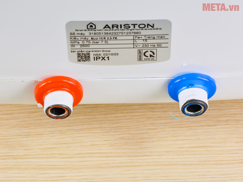 Bình nóng lạnh Ariston BLU 15 AN 2.5 (Blue 15R 2.5 FE 15L)