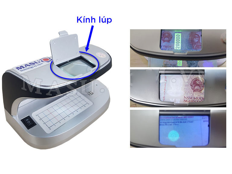 Máy soi tiền giả Masu 168 LED