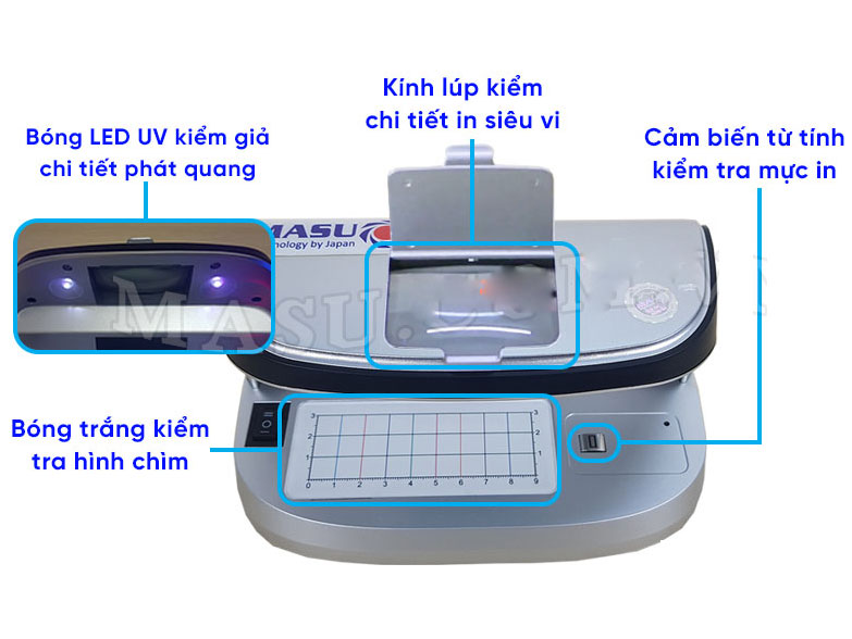 Máy soi tiền giả Masu 168 LED