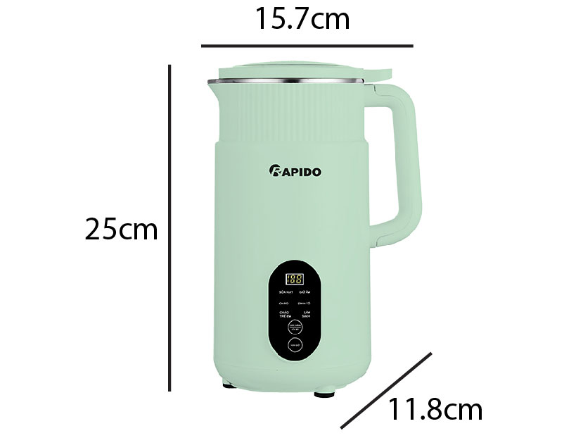 Máy làm sữa hạt mini Rapido RHB-500DG