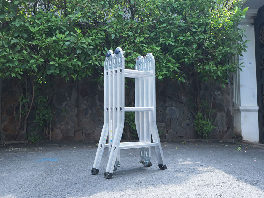 Thang nhôm gấp 4 khúc Hàn Quốc IG MLA-38