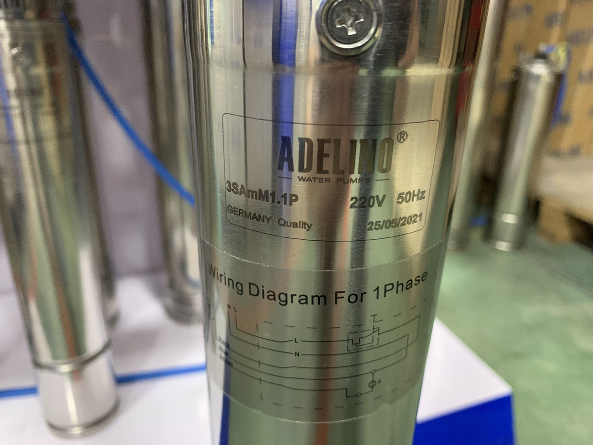 Máy bơm hỏa tiễn Adelino 3SAm2.5/25 1.5HP