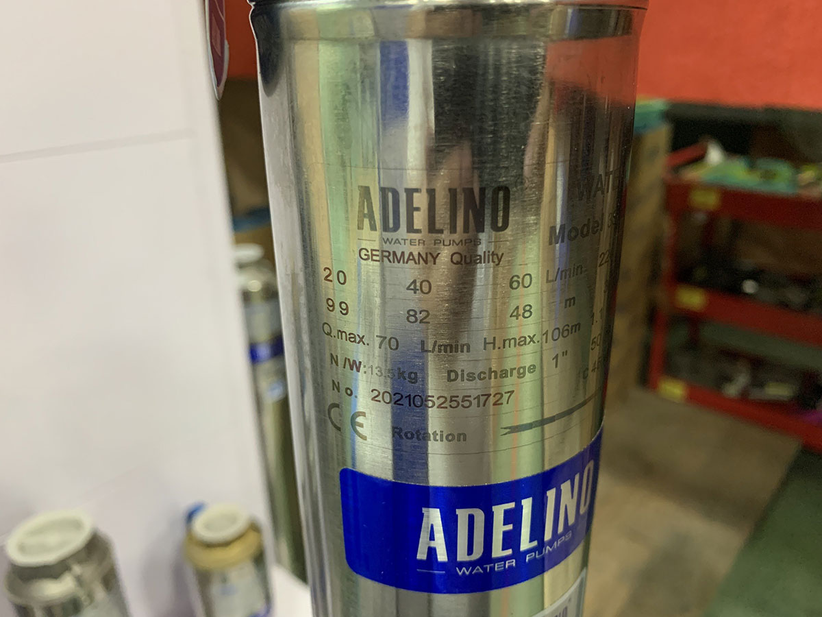 Máy bơm hỏa tiễn Adelino 3SAm2.5/25 1.5HP