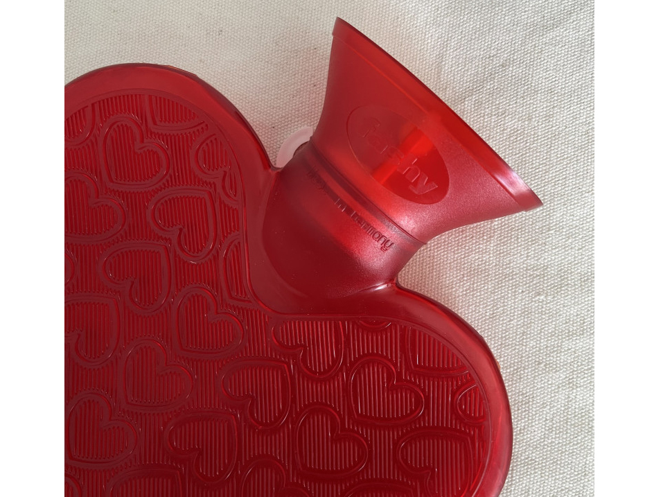 Túi chườm Fashy Germany hình trái tim đỏ trong suốt