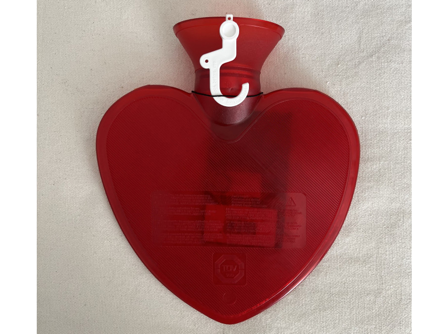 Túi chườm Fashy Germany hình trái tim đỏ trong suốt