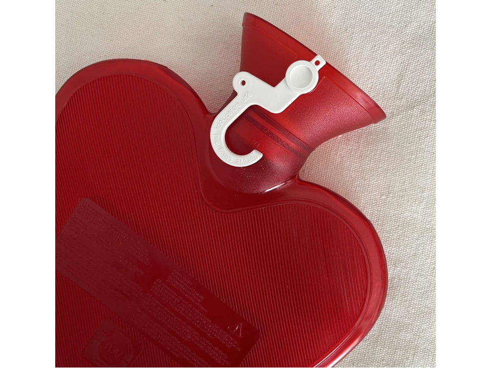 Túi chườm Fashy Germany hình trái tim đỏ trong suốt