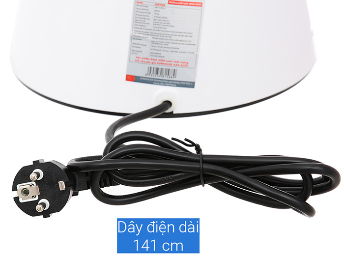 Quạt sưởi Carbon Sunhouse SHD7008