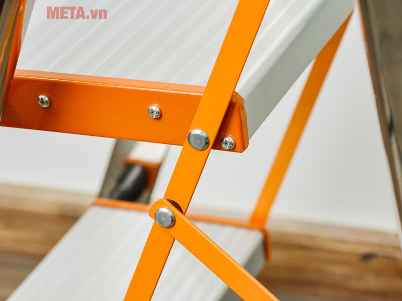 Thang nhôm khung inox 3 bậc Nikita NKT-N203 (IN03)