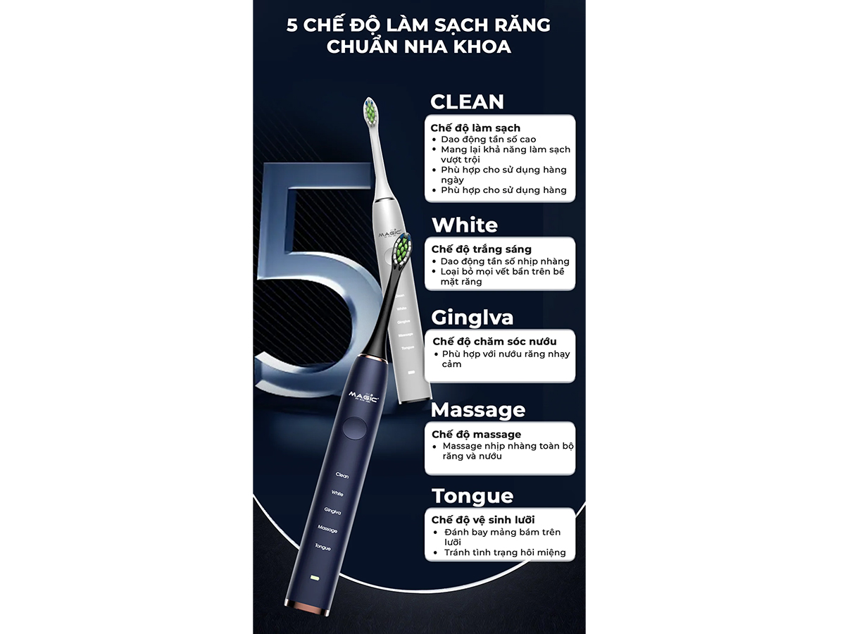 Bàn chải điện Magic PRO 50